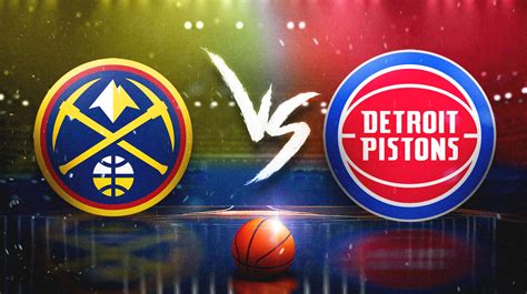 nuggets vs pistons prediction